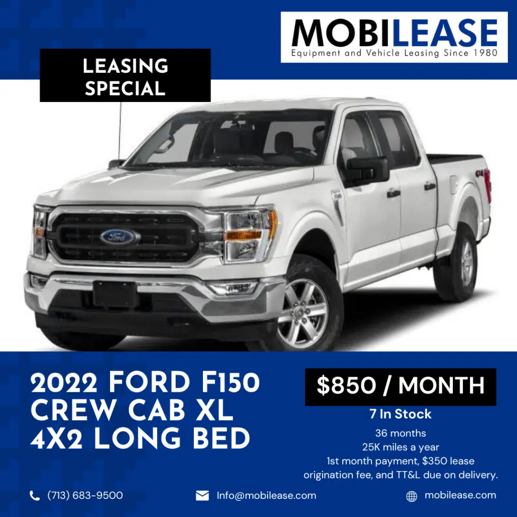 2022 Ford F150 Leasing Special